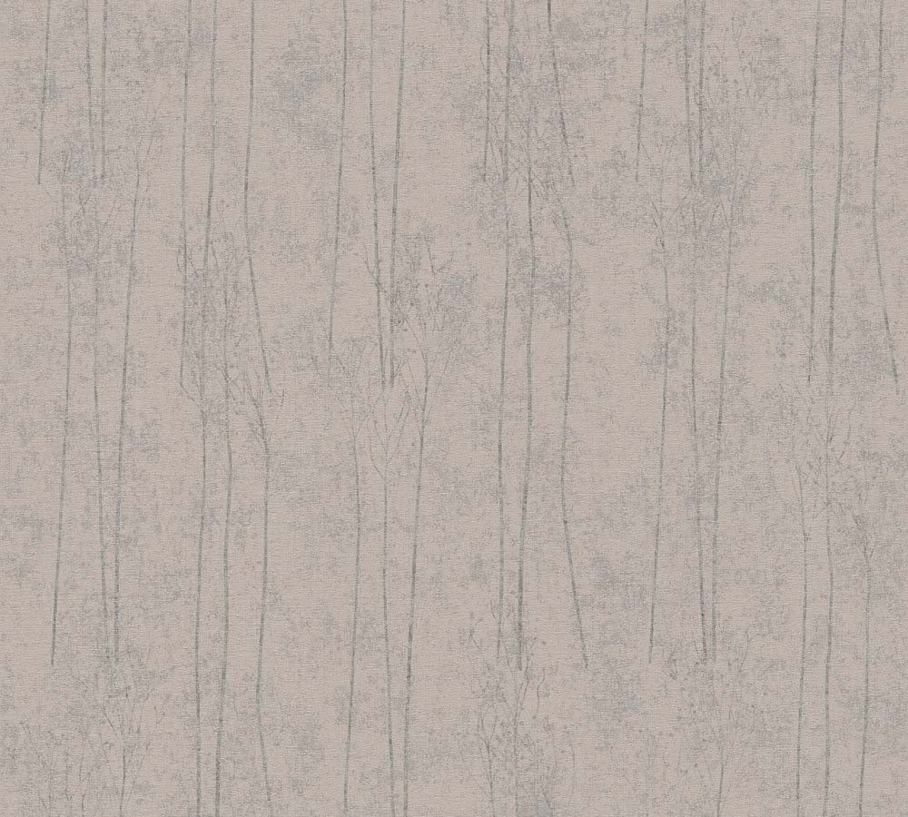 Hygge 2 -  Tall Grass botanical wallpaper AS Creation Roll Grey  386145
