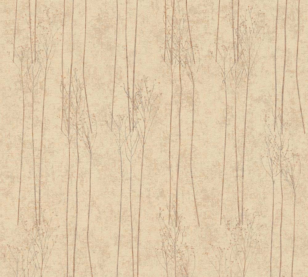Hygge 2 -  Tall Grass botanical wallpaper AS Creation Roll Beige  386141