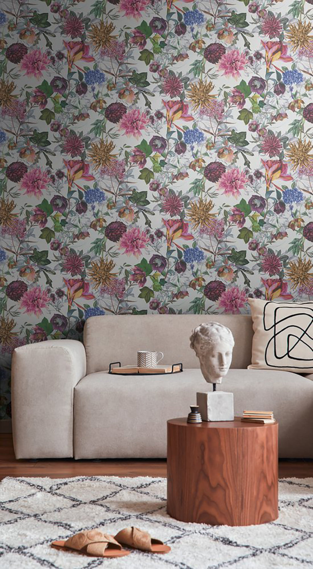 Dream Flowery - Flowers botanical wallpaper AS Creation    