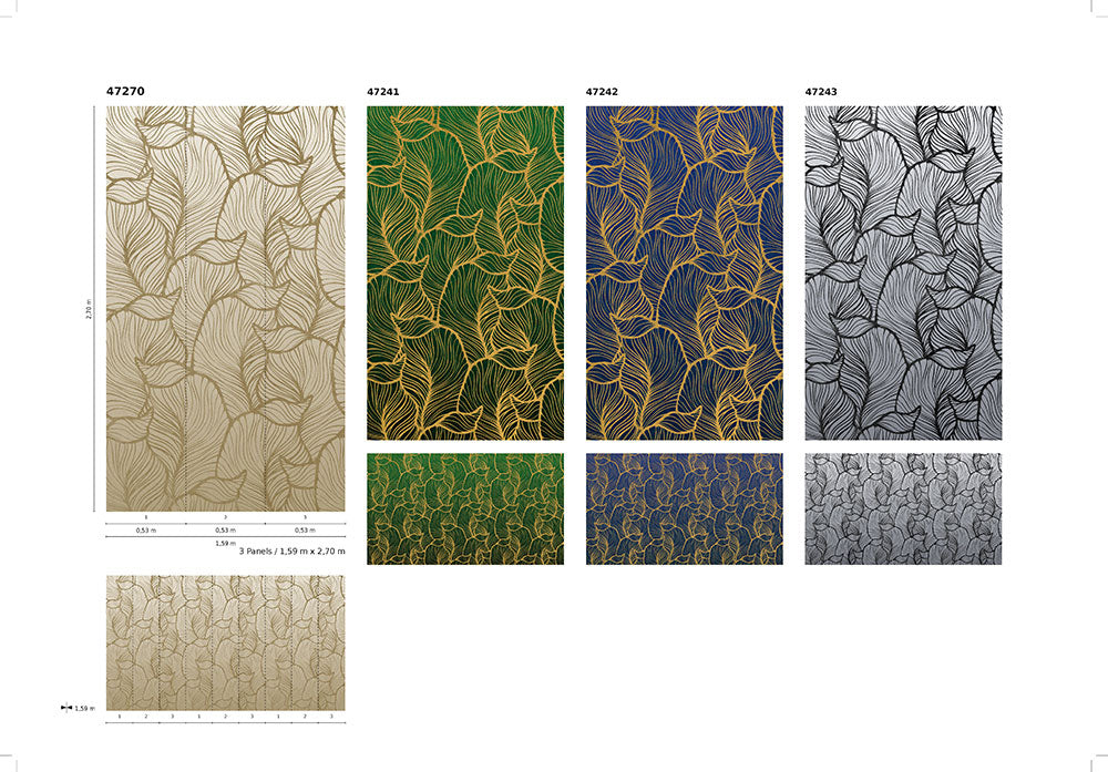 Smart Art Easy - Giant Leaves smart walls Marburg    