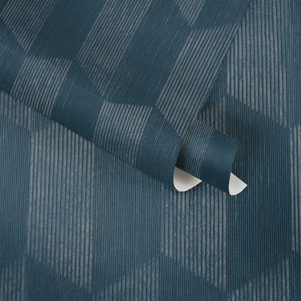 Geo Effect - Hatched Trapezoids geometric wallpaper AS Creation    