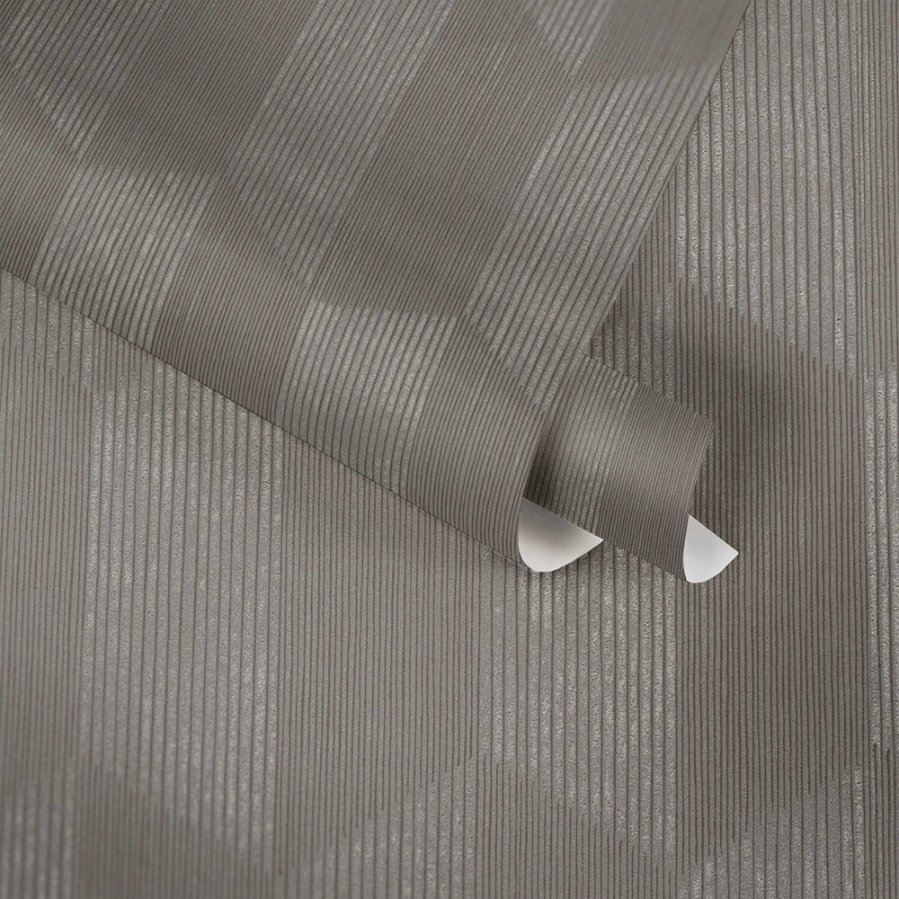 Geo Effect - Hatched Trapezoids geometric wallpaper AS Creation    