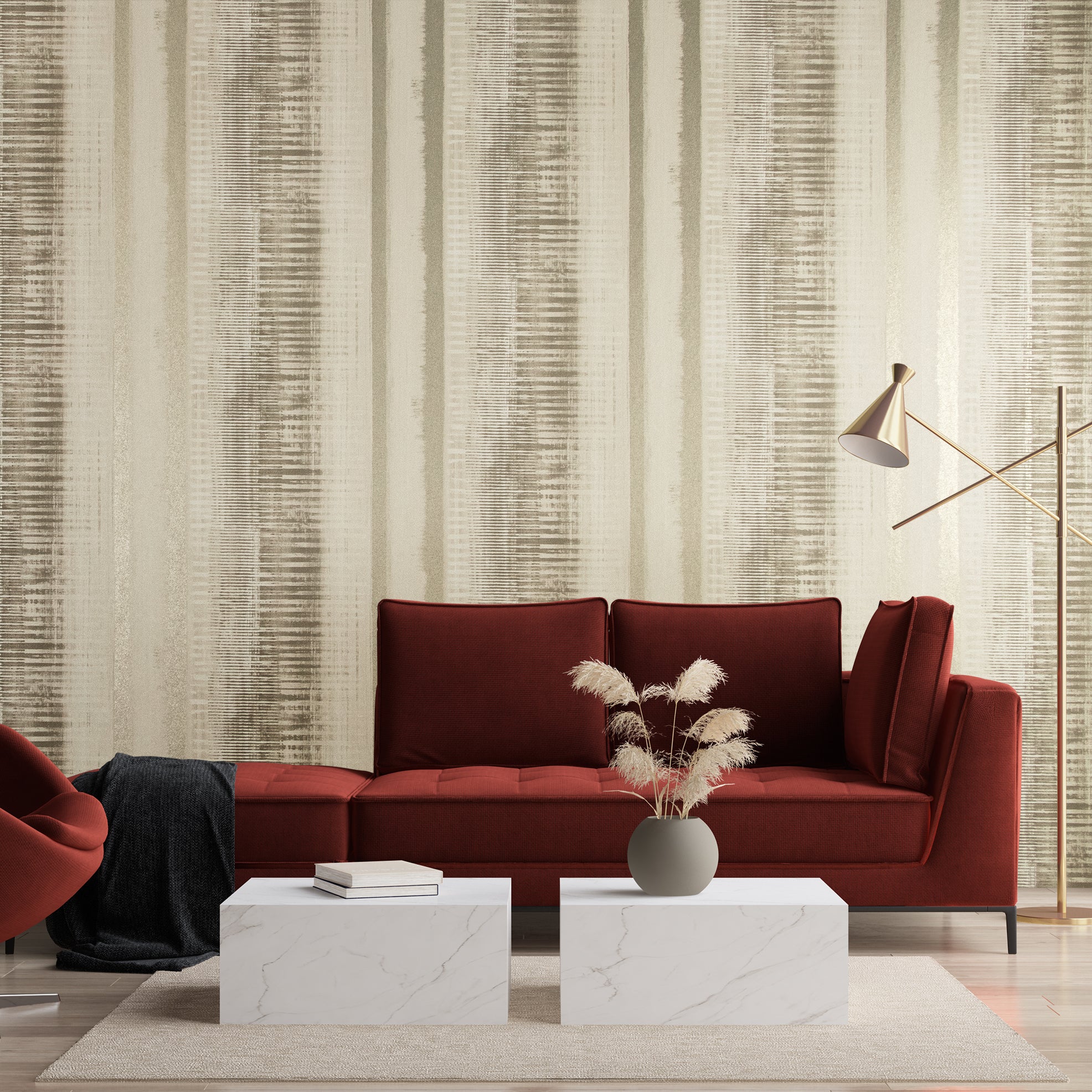 Adonea - Hermes damask wallpaper Hohenberger    