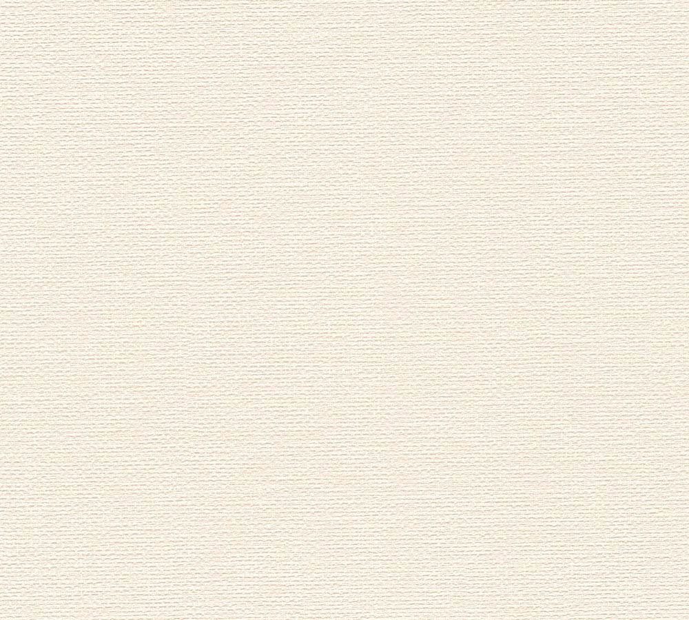 Hygge 2 - Wider Grasscloth Look plain wallpaper AS Creation Roll Cream  386131