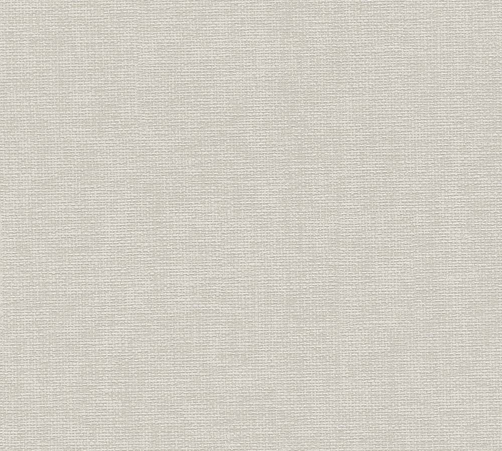 Hygge 2 - Wider Grasscloth Look plain wallpaper AS Creation Roll Grey  386132