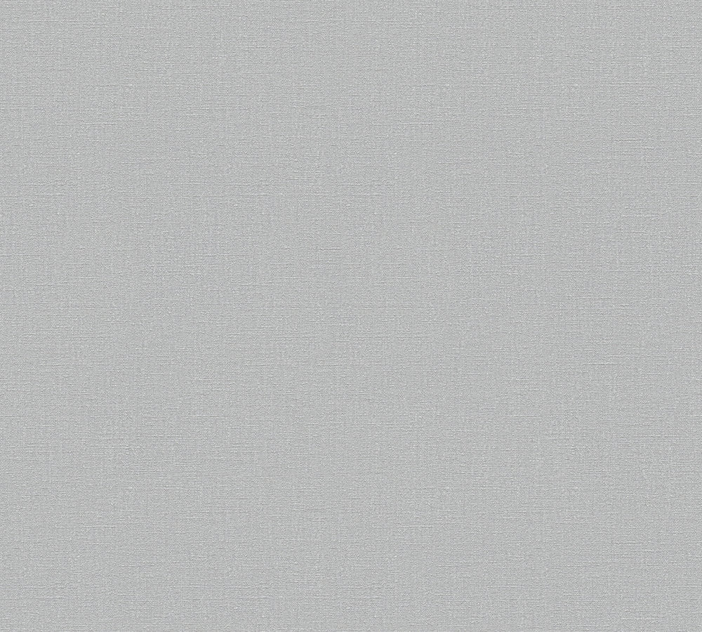Desert Lodge -Looks like Linen plain wallpaper AS Creation Roll Grey  324745