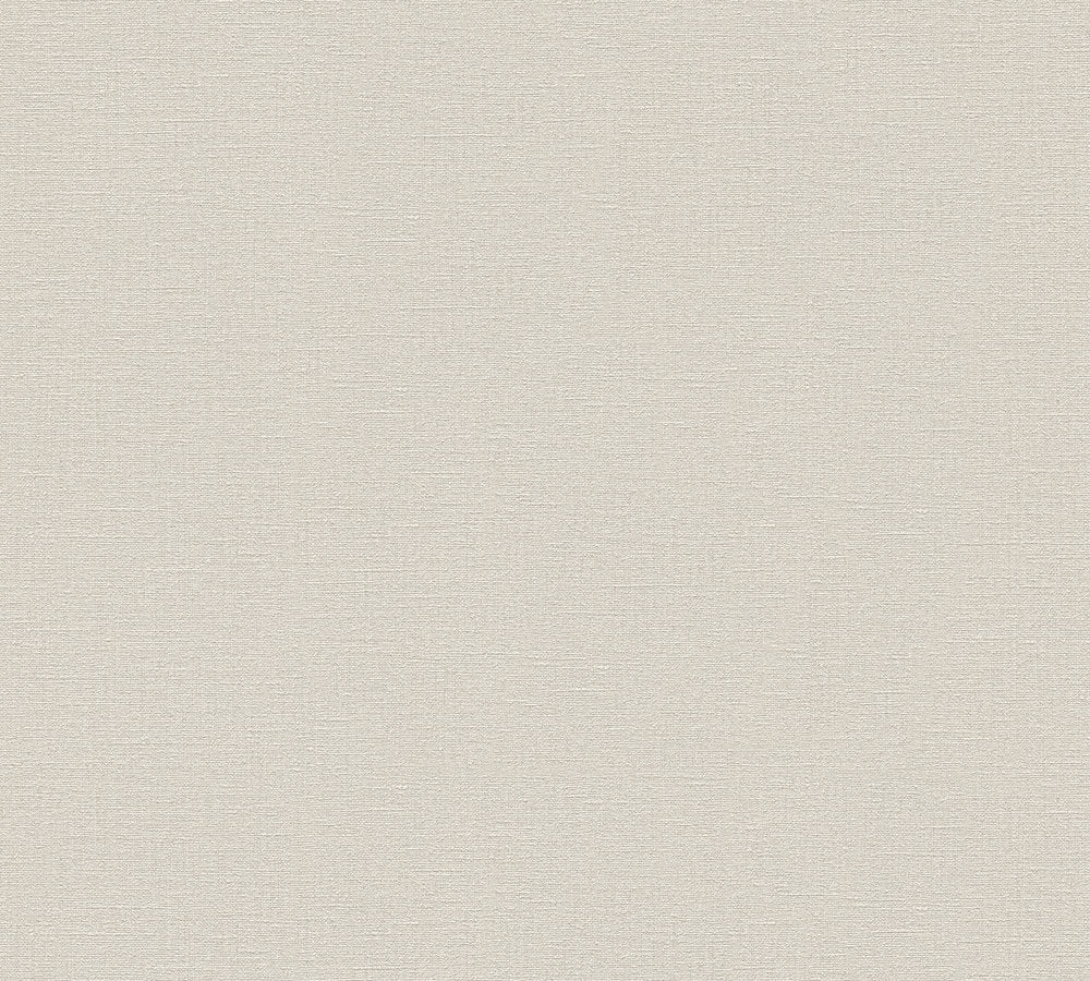 Desert Lodge -Looks like Linen plain wallpaper AS Creation Roll Light Beige  324749