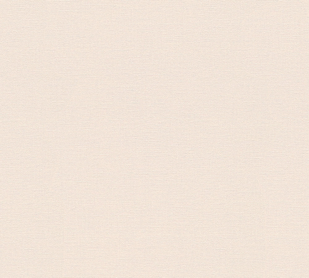Desert Lodge -Looks like Linen plain wallpaper AS Creation Roll Light Pink  336098