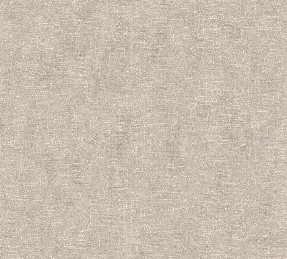 Villa - Linen Look plain wallpaper AS Creation Roll Grey  375632
