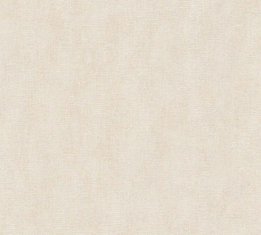 Villa - Linen Look plain wallpaper AS Creation Roll Beige  375633