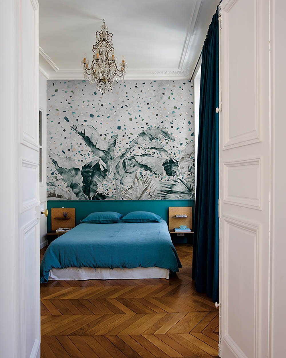 Cobalt - Growing Terrazzo digital print Muance    