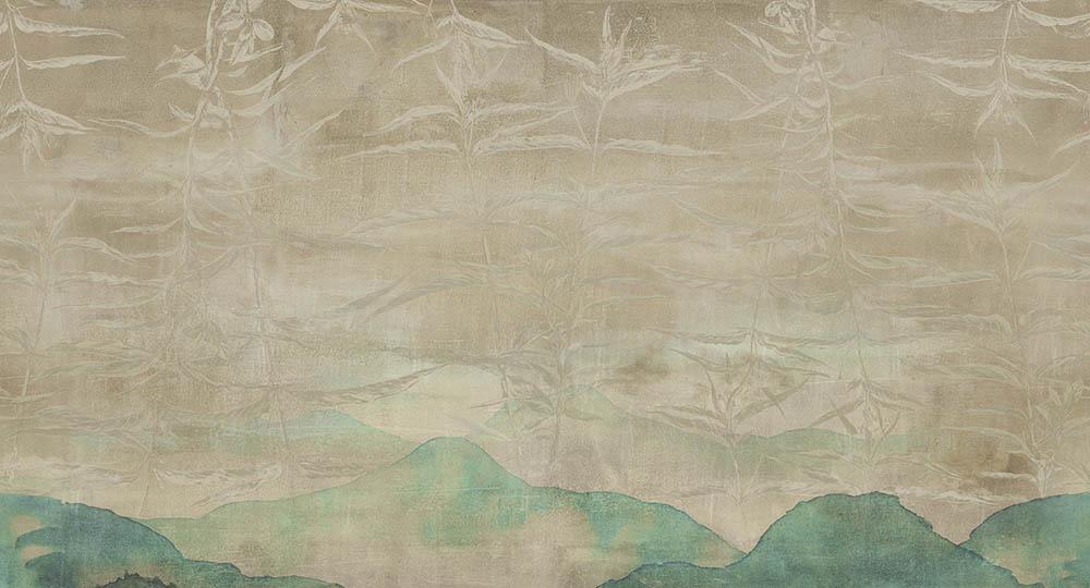 Cobalt - Jasmina digital print Muance Green   MU12025