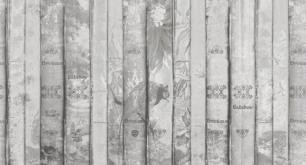 Cobalt - The Art of Knowledge digital print Muance Grey   MU12090