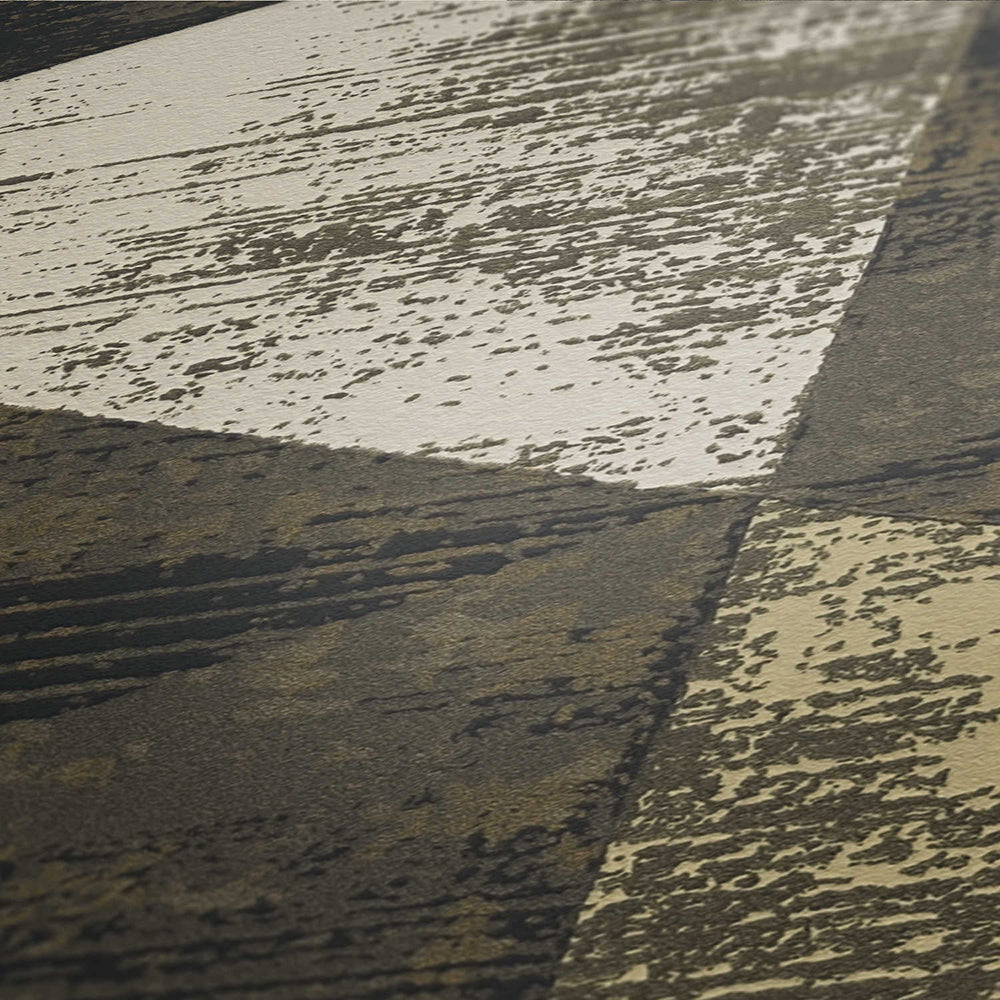 Geo Effect - Metallic Triangles geometric wallpaper AS Creation    
