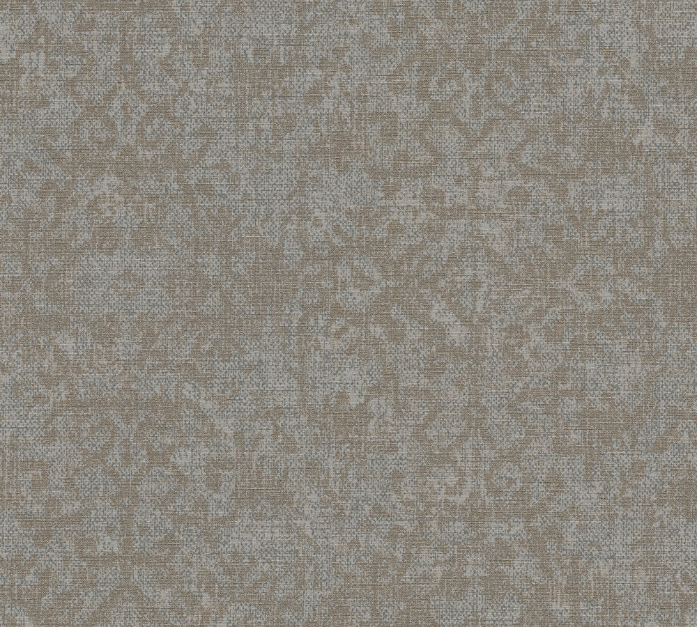 Desert Lodge - Moroccan Motif damask wallpaper AS Creation Roll Taupe  385213