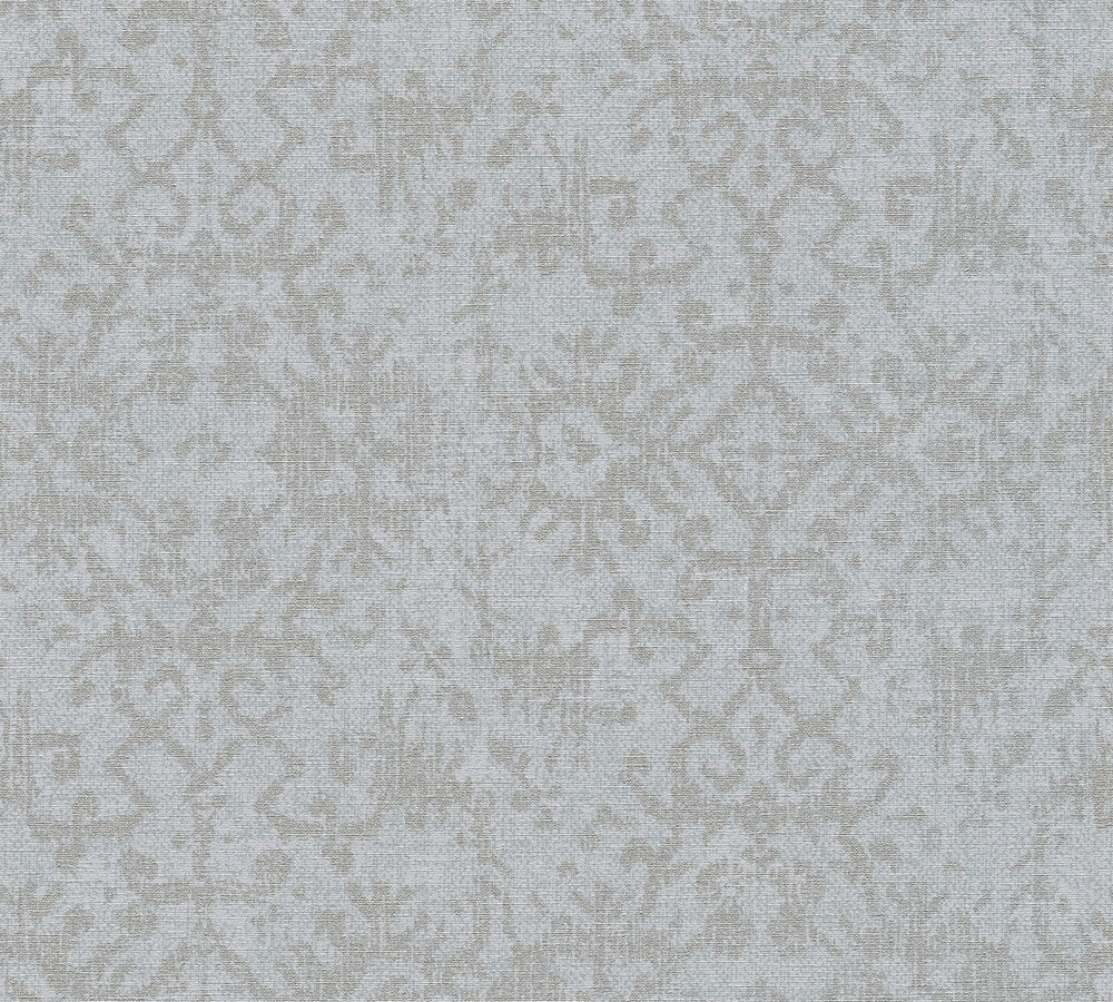 Desert Lodge - Moroccan Motif damask wallpaper AS Creation Roll Light Grey  385214