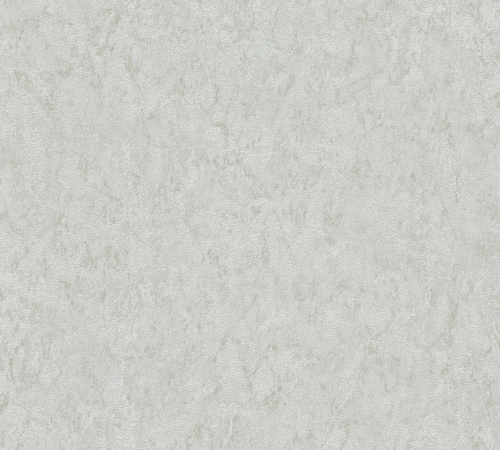 My Home My Spa - Mottled Look plain wallpaper AS Creation Roll Grey  387012