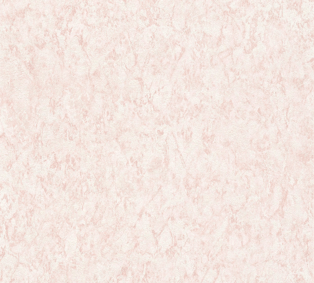 My Home My Spa - Mottled Look plain wallpaper AS Creation Roll Pink  387015
