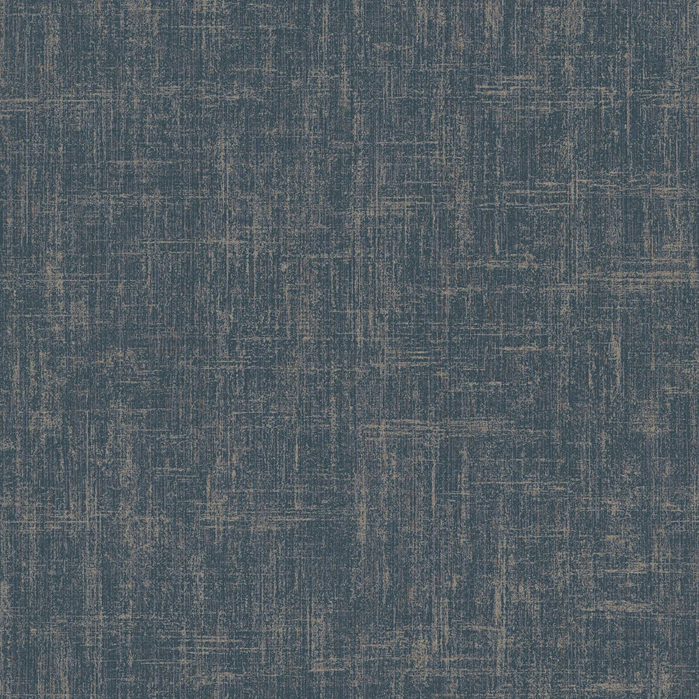 Geo Effect - Mottled Metallic plain wallpaper AS Creation Roll Dark Blue  385962