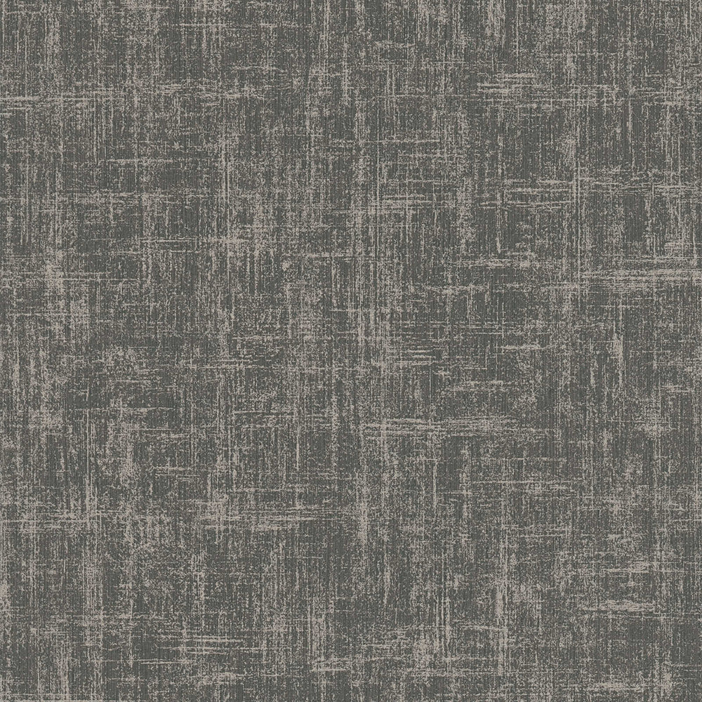 Geo Effect - Mottled Metallic plain wallpaper AS Creation Roll Dark Grey  385964