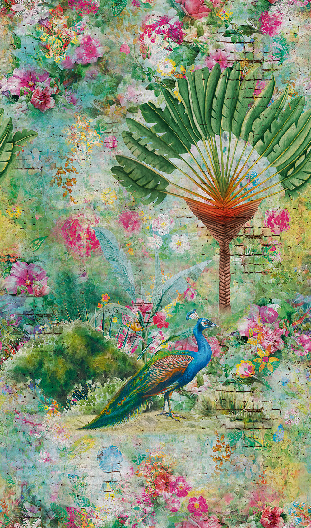Smart Art Easy - Peacock Flowers smart walls Marburg    