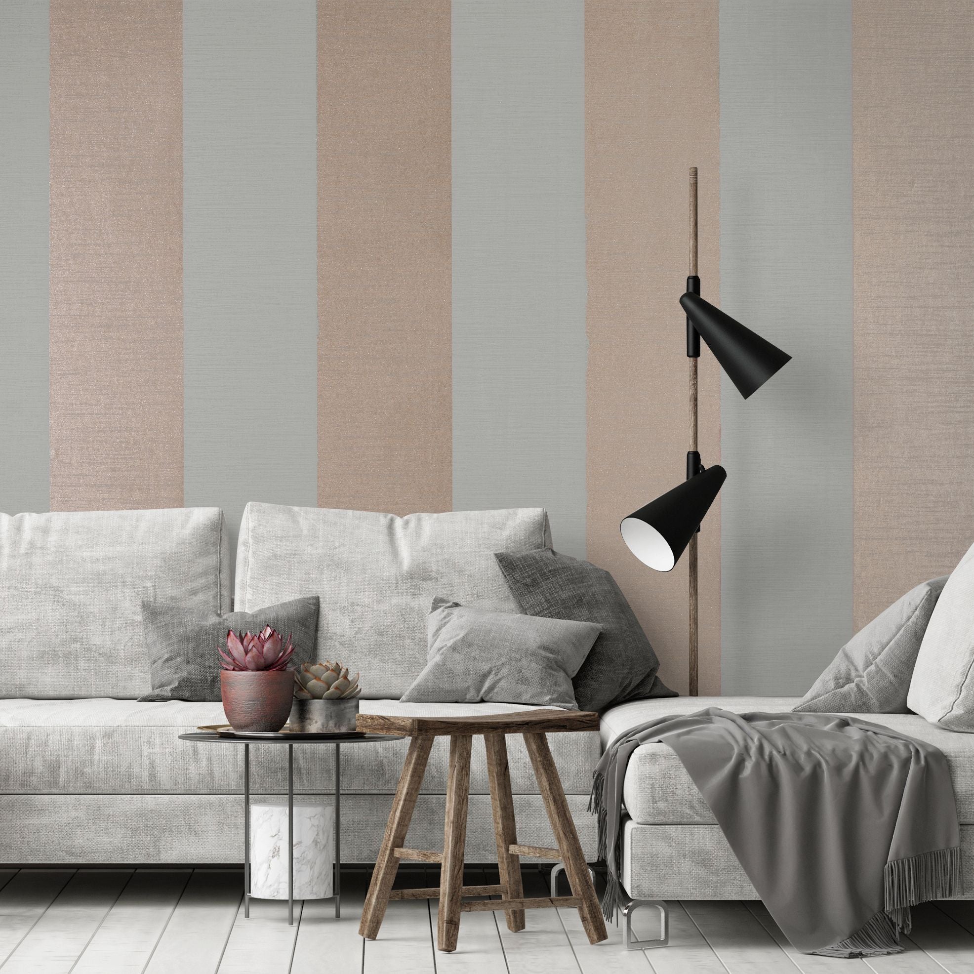 Slow Living - Simplicity Stripes stripe wallpaper Hohenberger    