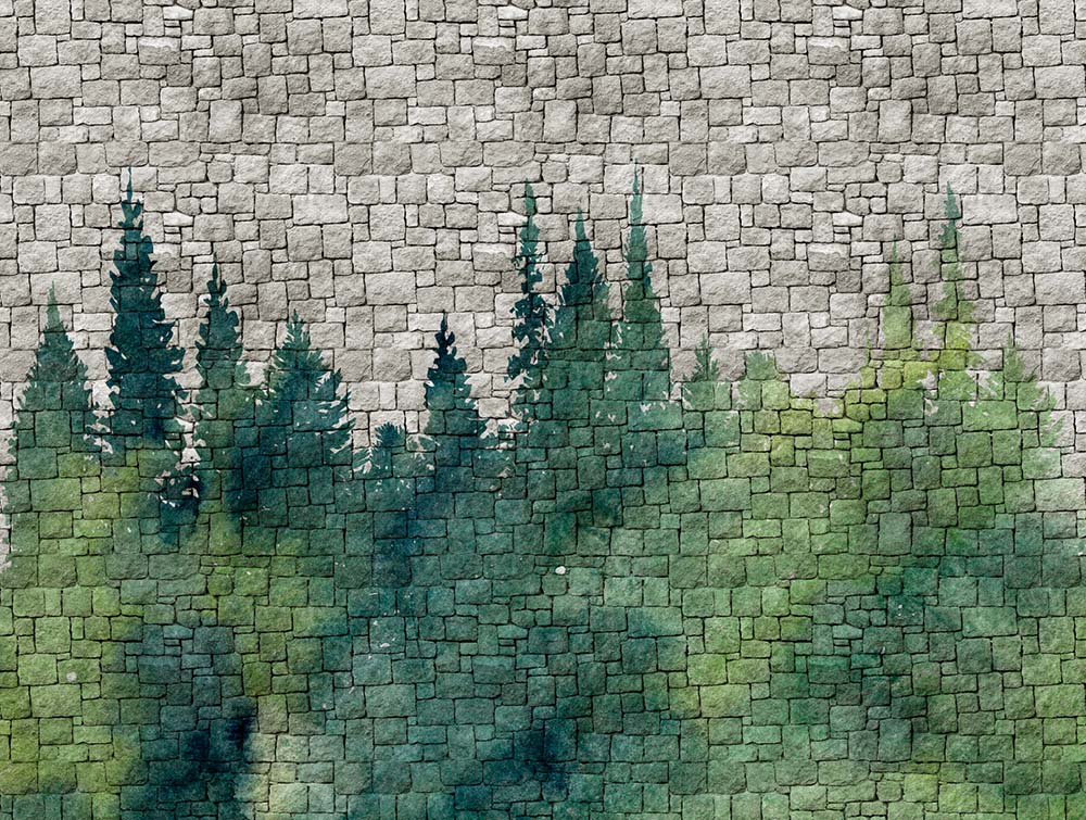 The Wall - Stone Wall Trees smart walls AS Creation    