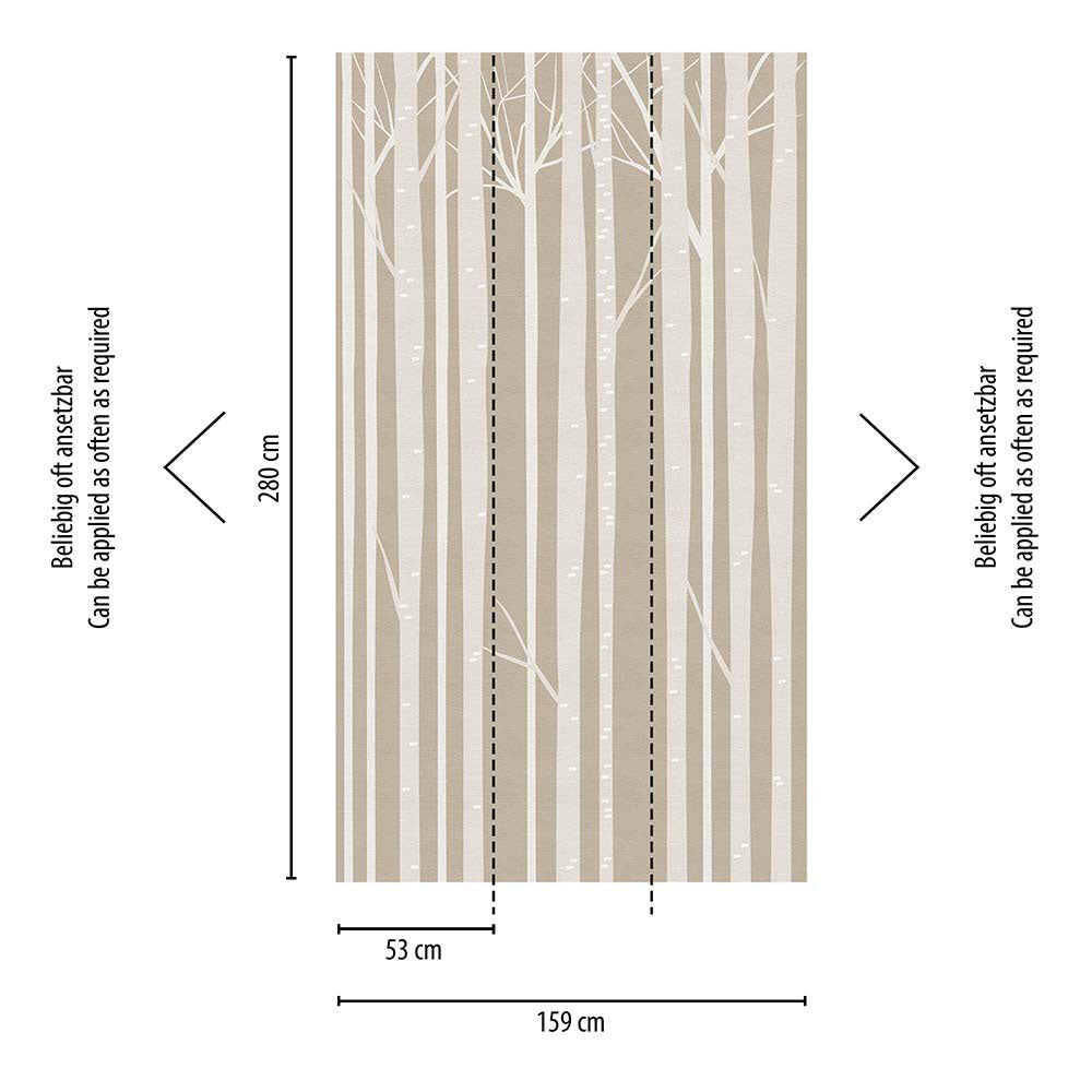 The Wall - Tall Trees smart walls AS Creation    