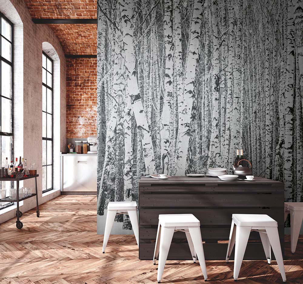 The Wall - Tree Trunks smart walls AS Creation    