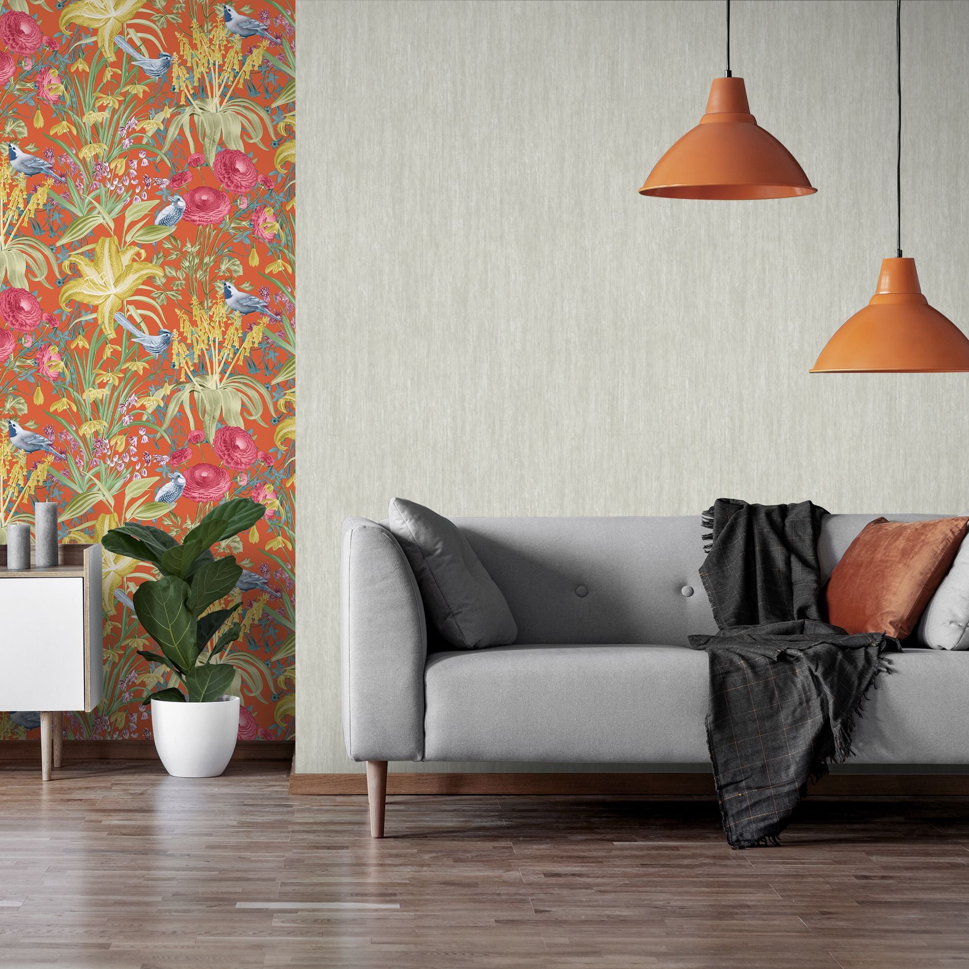 Tropical Dream  - Tuvalu plain wallpaper Hohenberger    
