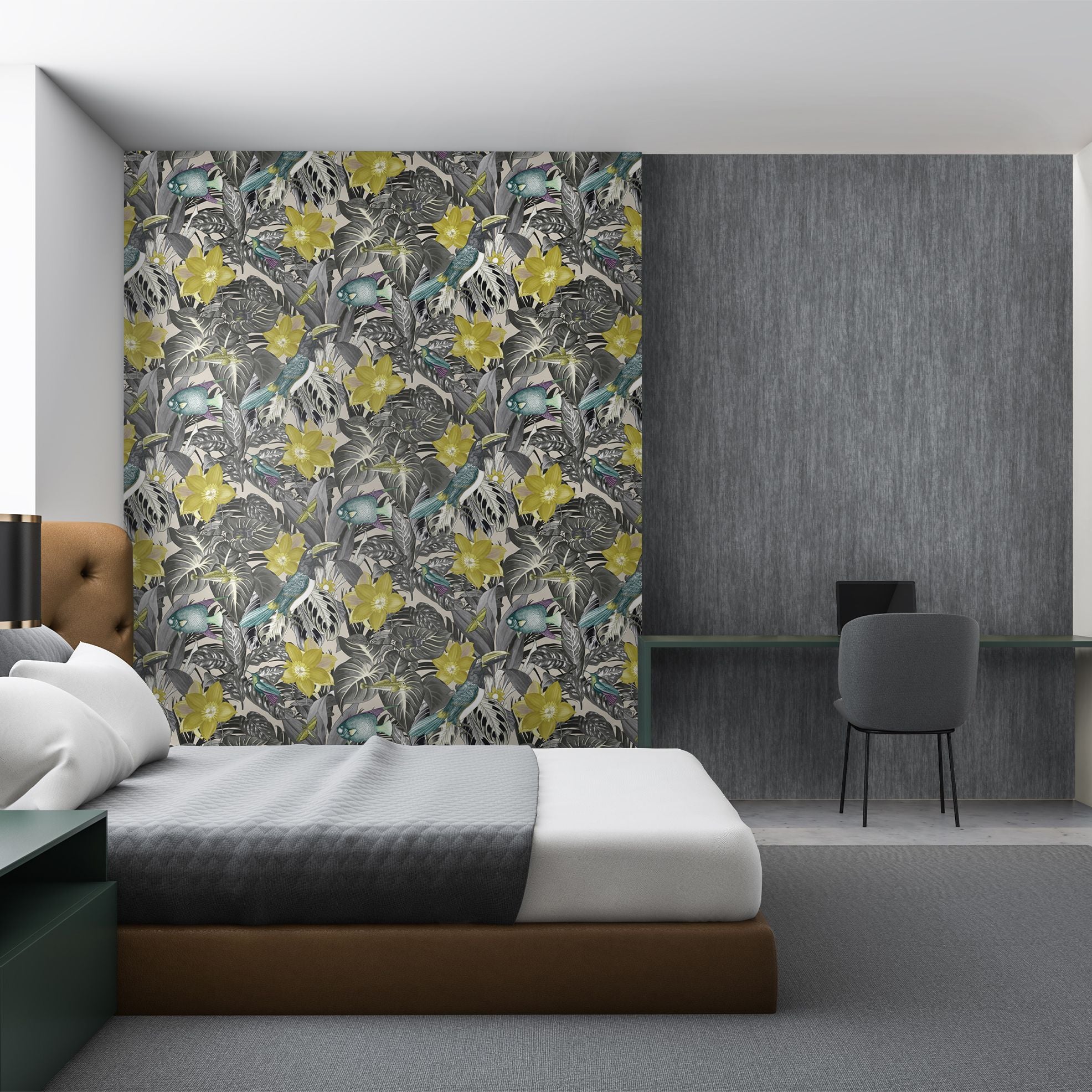 Tropical Dream  - Tuvalu plain wallpaper Hohenberger    