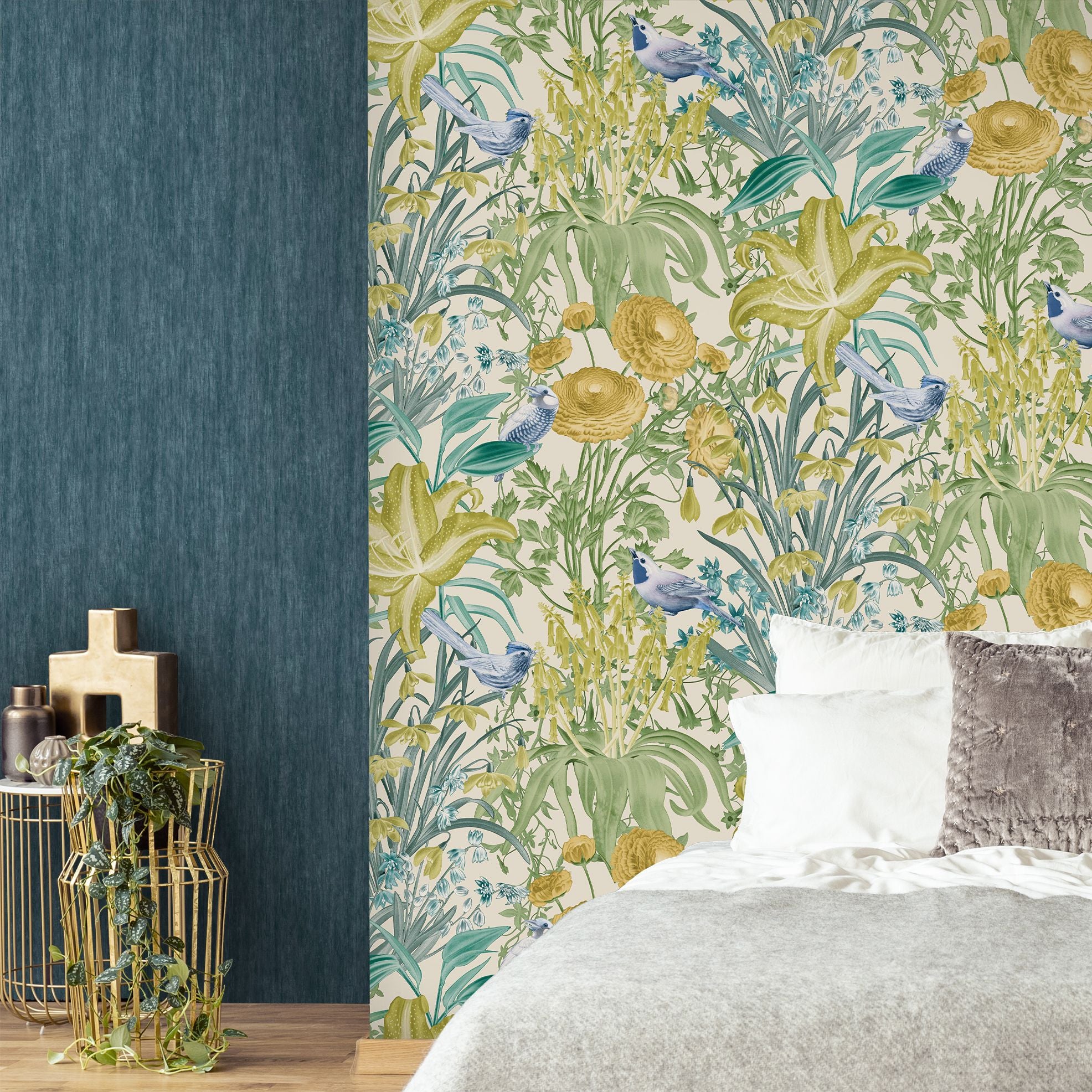 Tropical Dream  - Tuvalu plain wallpaper Hohenberger    