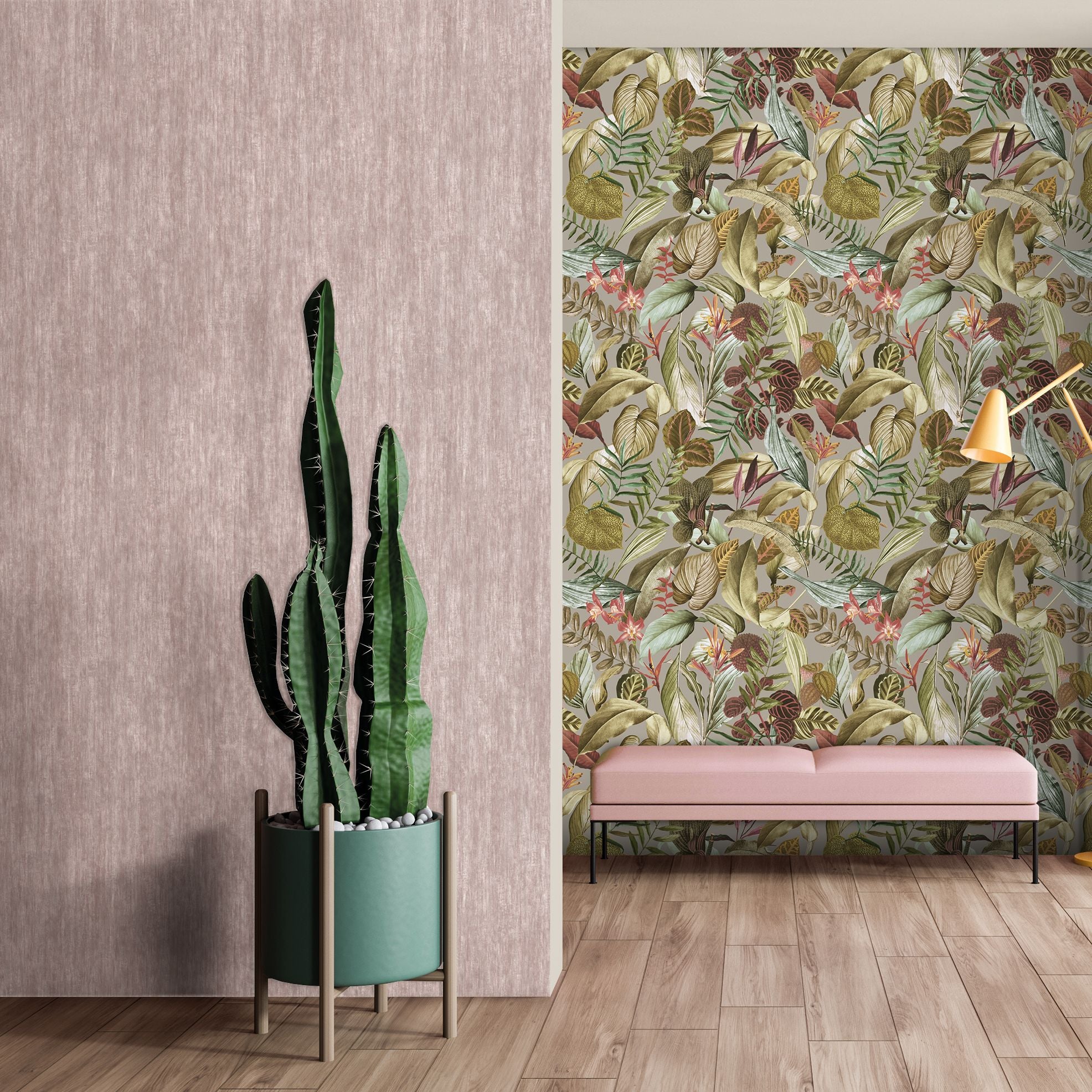 Tropical Dream  - Tuvalu plain wallpaper Hohenberger    