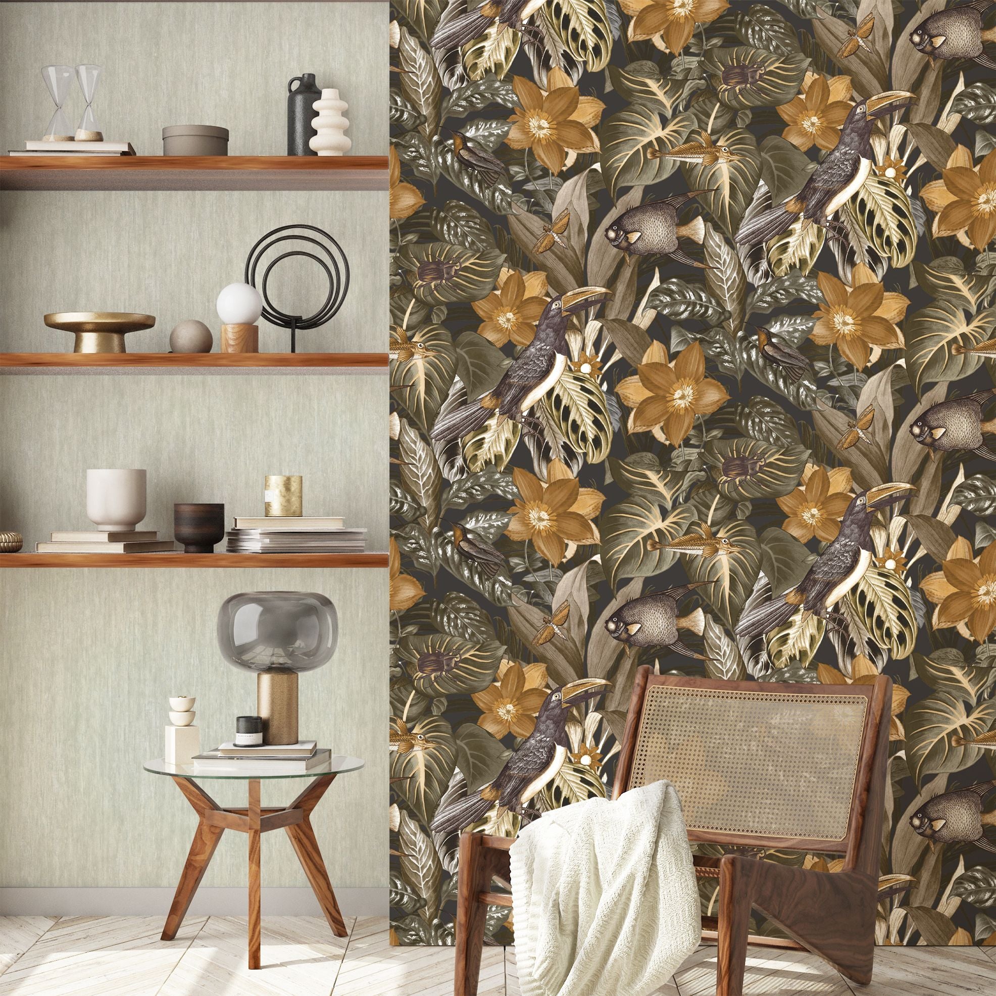 Tropical Dream  - Tuvalu plain wallpaper Hohenberger    