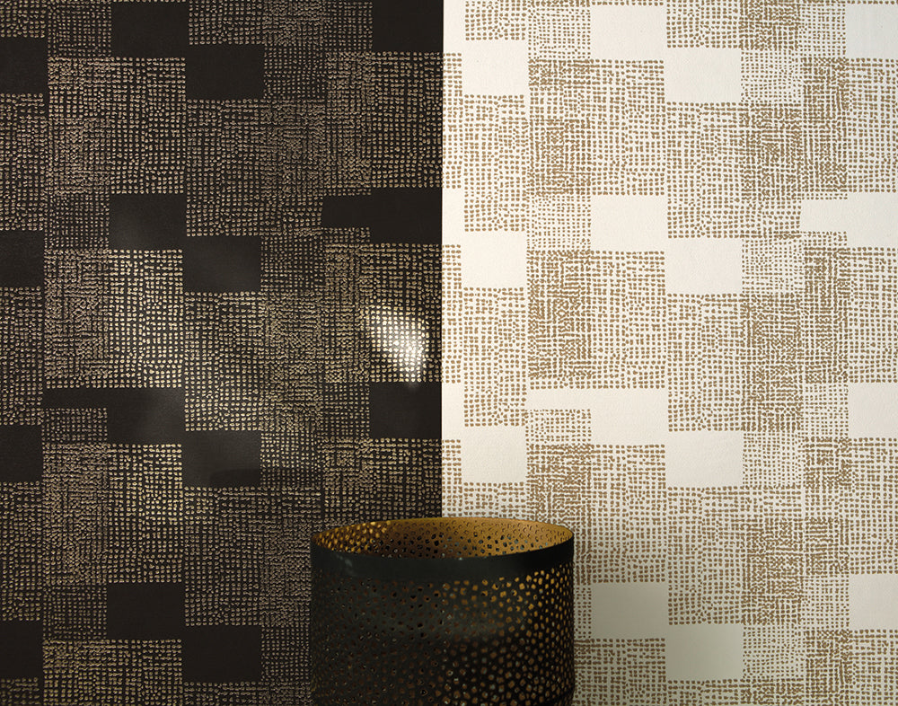 Desert Lodge - Urban Squares geometric wallpaper AS Creation    