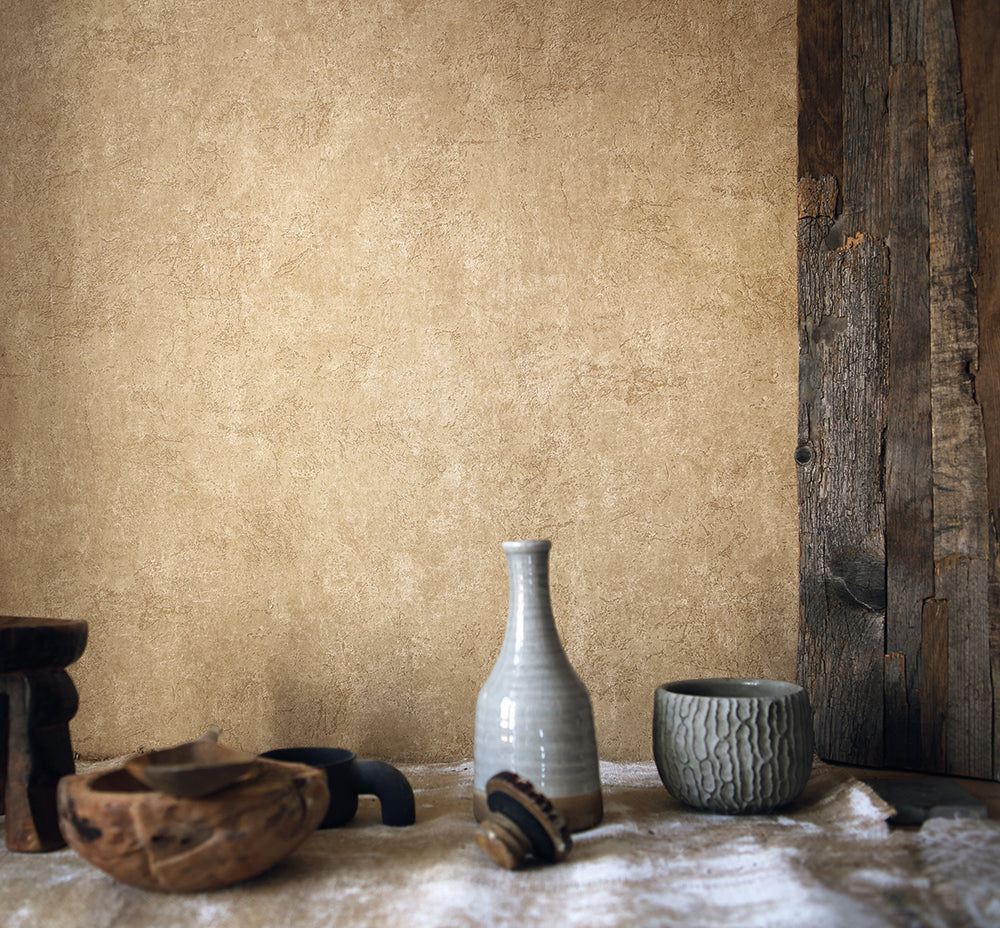 Desert Lodge - Washed Concrete plain wallpaper AS Creation    