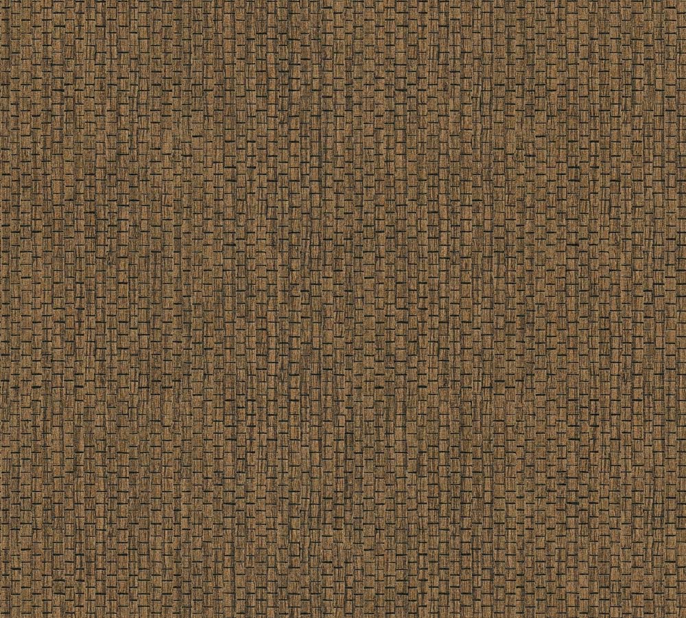 Hygge 2 -  Seagrass Look bold wallpaper AS Creation Roll Brown  386126
