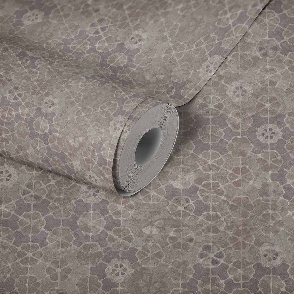 New Walls - Bohemian Tiles geometric wallpaper AS Creation    