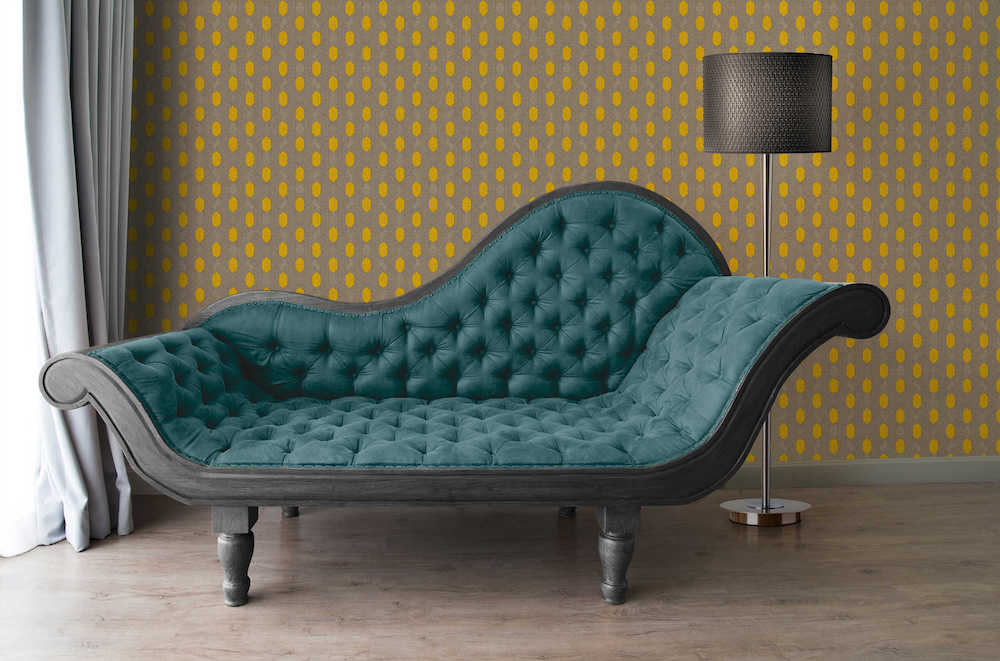 Absolutely Chic - Polka-Diamond Chic geometric wallpaper AS Creation    