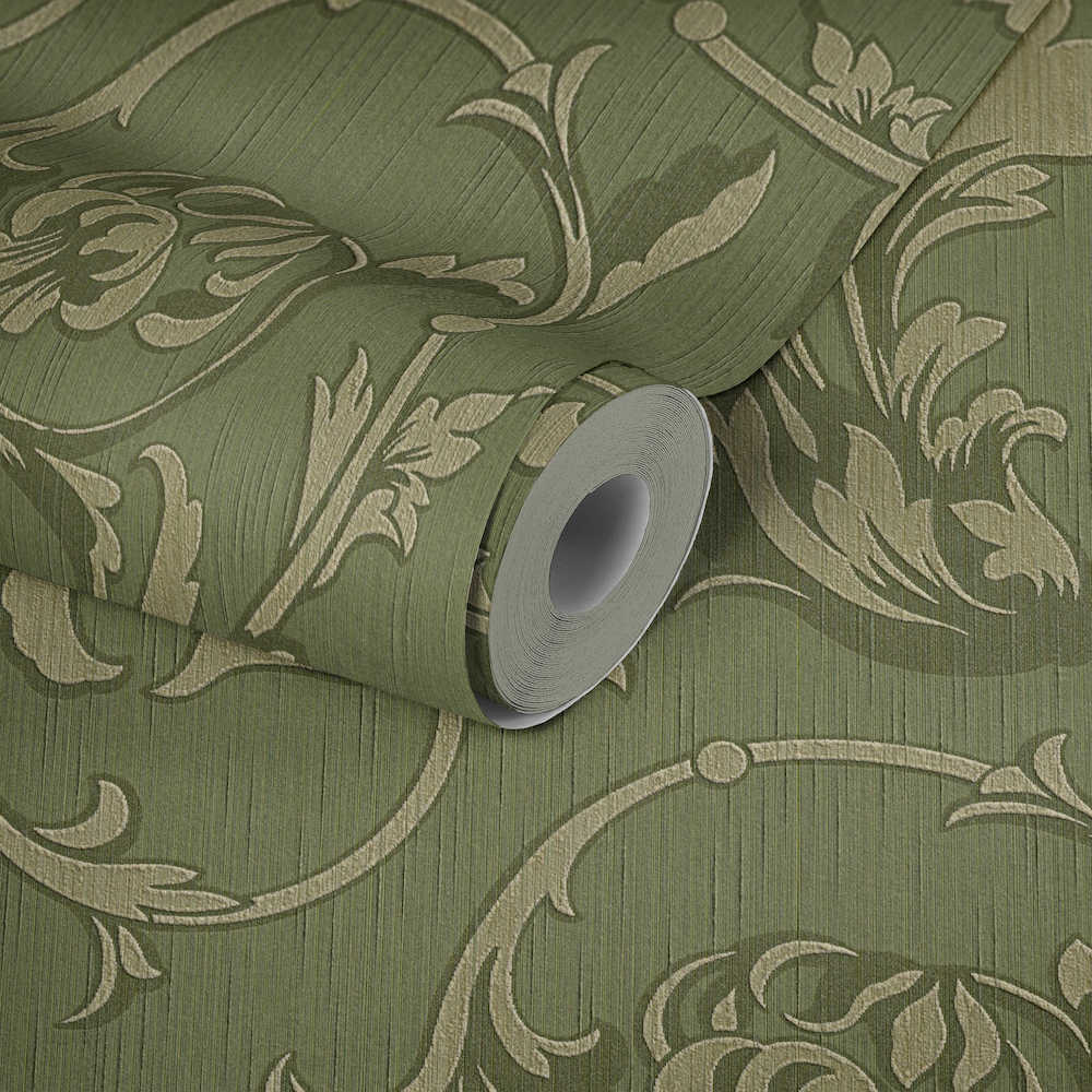 Tessuto - Embossed Filigree textile wallpaper AS Creation    