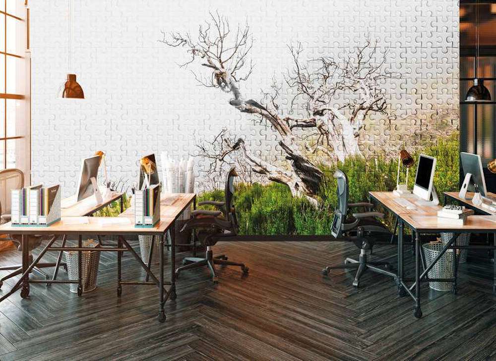 Atelier 47 - Fallen Tree Puzzle digital print AS Creation    