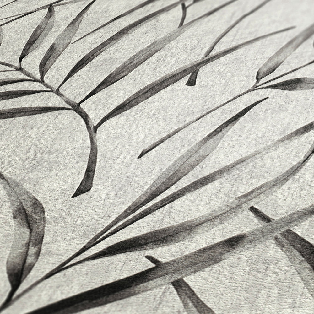 Greenery - Delicate Leaves botanical wallpaper AS Creation    