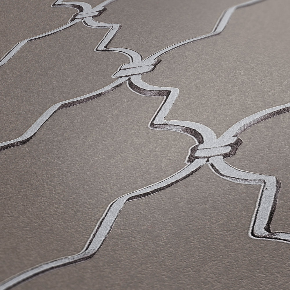 Michalsky 3 - Triumphant Trelliage geometric wallpaper AS Creation    