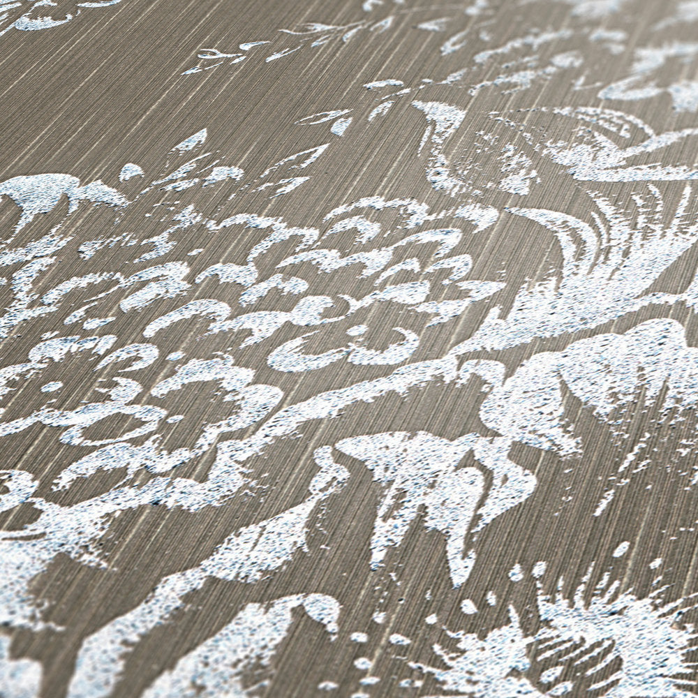 Metallic Silk textile wallpaper AS Creation    