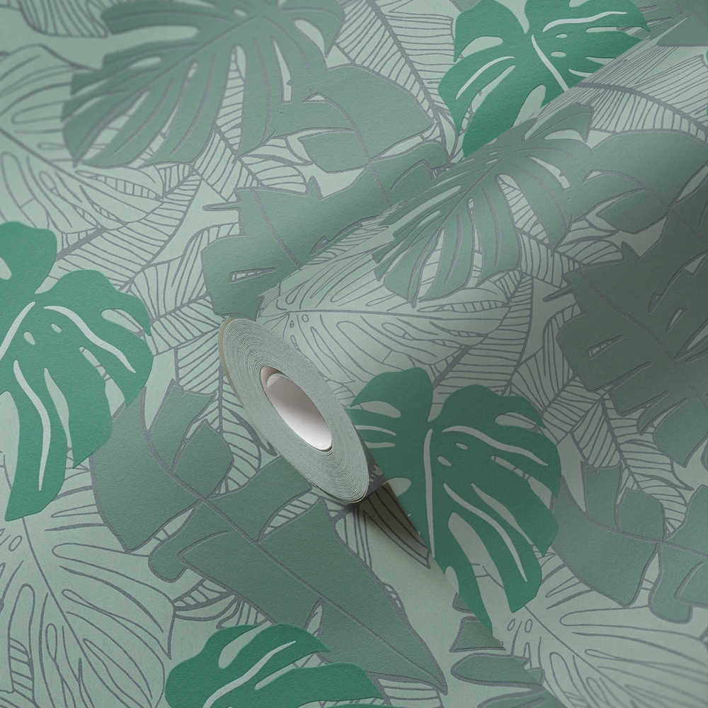 House of Turnowsky - Banana Leaves botanical wallpaper AS Creation    