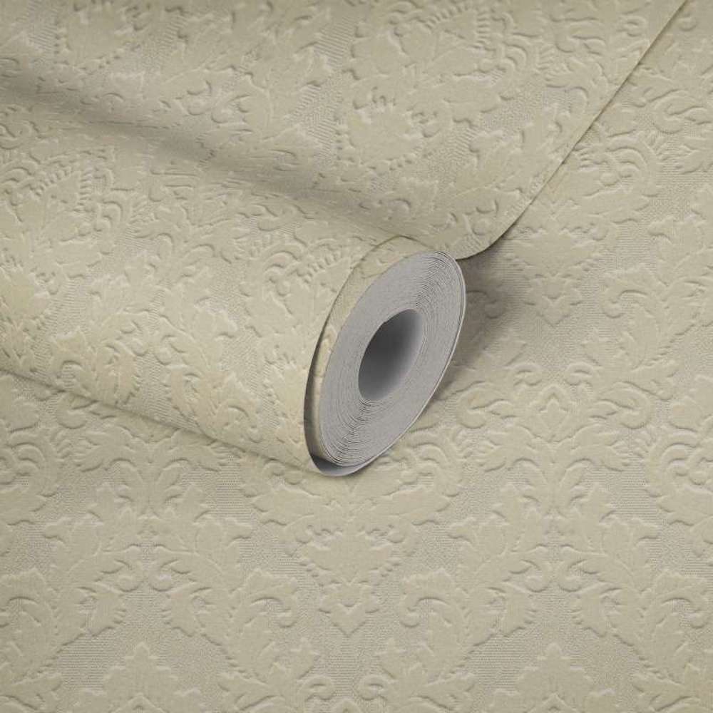 Castello - Flocked Damask Opulence textile wallpaper AS Creation    