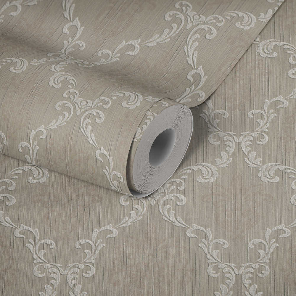 Tessuto - Filigree Trellis textile wallpaper AS Creation    