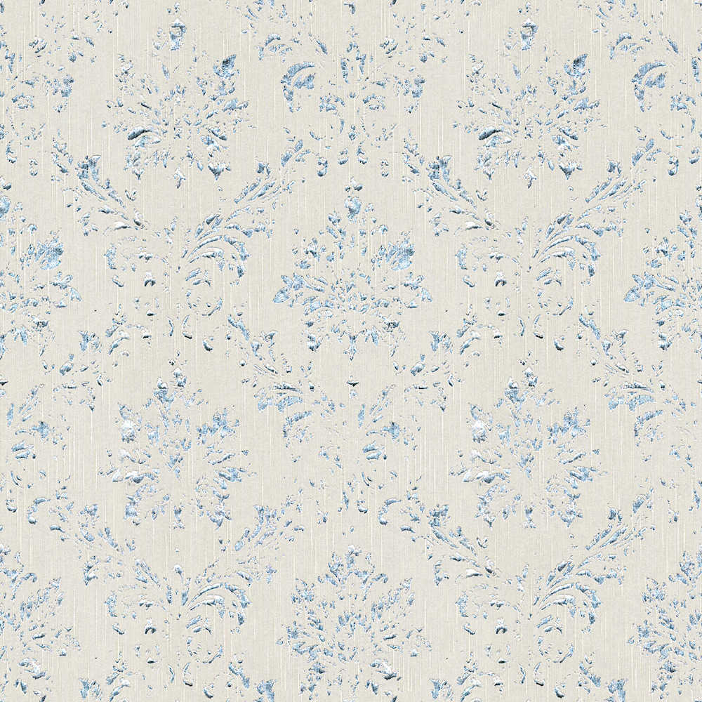 Metallic Silk textile wallpaper AS Creation Roll Grey  306622