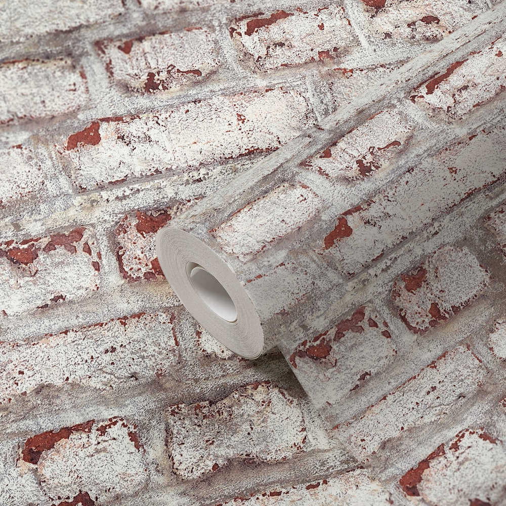 Industrial Elements - Weathered Brick industrial wallpaper AS Creation    