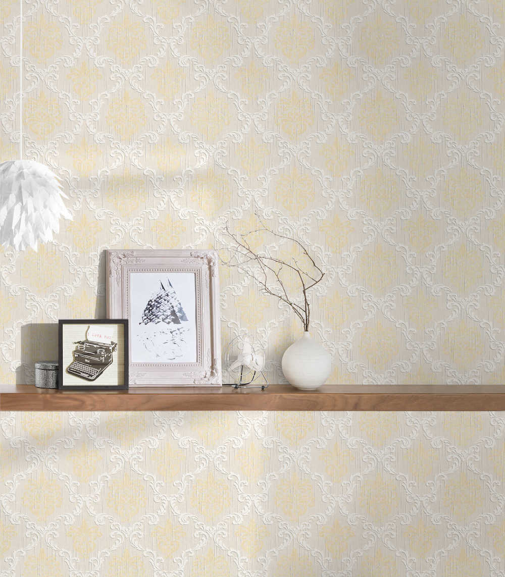 Tessuto - Filigree Trellis textile wallpaper AS Creation    
